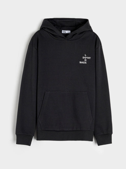Sinsay Boy's Dark Gray Plain Printed Sport Hoodie|Sinsay In Lebanon
