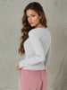 Sinsay Women's Light Grey Long Sleeve Blouse | Sinsay In Lebanon
