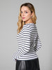 Sinsay Women's White & Black Long Sleeve T-Shirt | Sinsay In Lebanon
