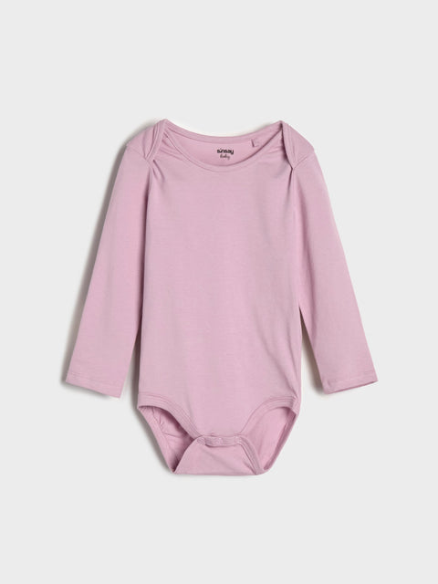 Sinsay Baby Girl's White/Light Purple Bodysuit 3pcs   | Sinsay in Lebanon