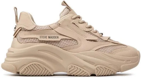 Steve Madden Women's Beige Possession Sports Sneakers | Steve Madden In Lebanon