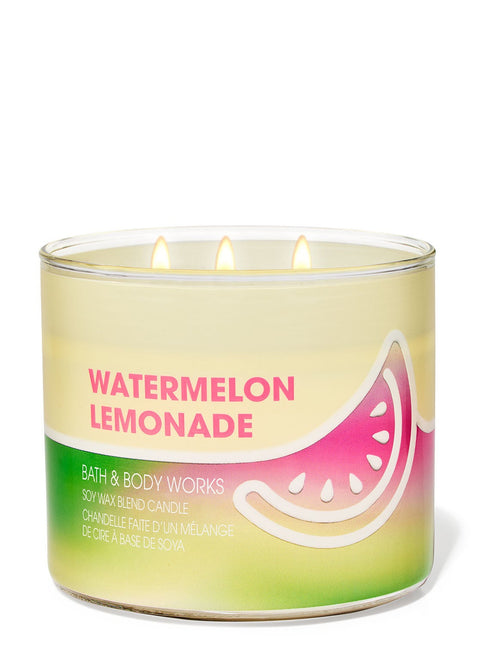 Bath & Body Works Watermelon Lemonade Soy Wax Blend Candle | Bath & Body Works In Lebanon