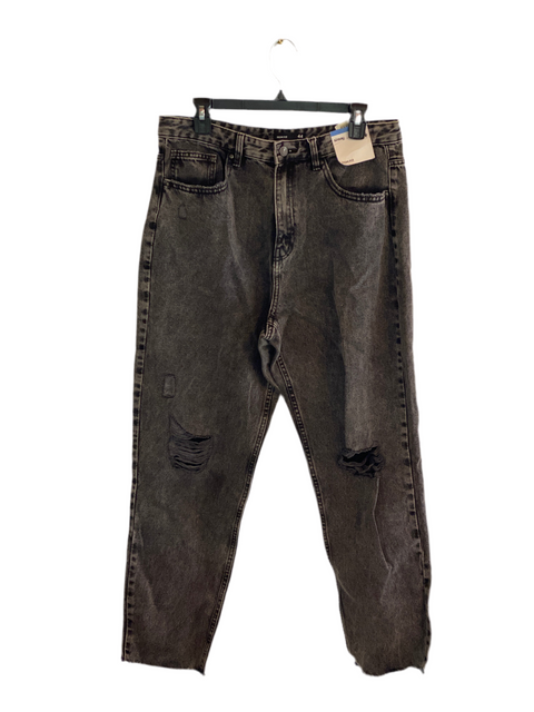 Sinsay Women's Washed Black Mom Fit Jeans | Sinsay In Lebanon