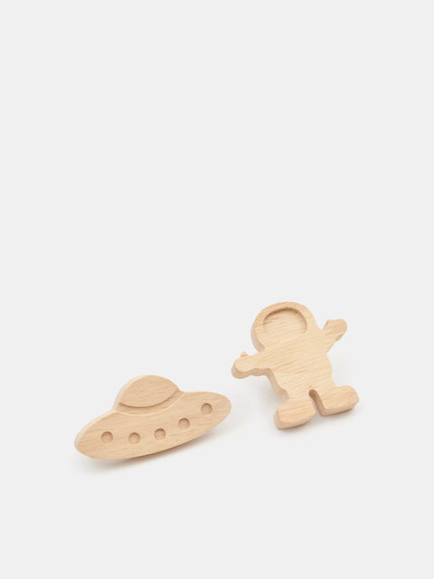 Sinsay Beige Wooden Space Furniture Handles 2-Pack | Sinsay In Lebanon