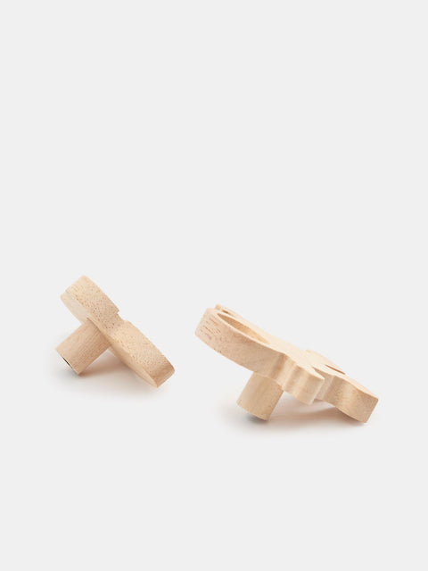 Sinsay Beige Wooden Space Furniture Handles 2-Pack | Sinsay In Lebanon