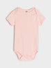 Sinsay Girl's Bodysuit 2-Piece Light Pink-Beige AYA