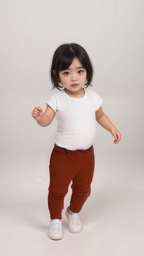 POMPdeLUX Baby Girl's Dusty Rose Velvet Leggings | POMPdeLUX in Lebanon