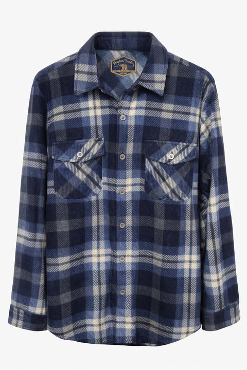 Freedom Foundry Men's Navy Fleece Lined Flannel Shirt Jacket | Freedom Foundry In Lebanon