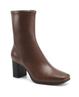 Aerosoles Women's Miley Mid Boot, Brown, 9.5M