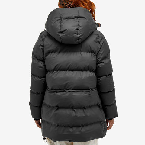 Rains Women's Black W Alta Puffer Parka Jacket|Rains In Lebanon