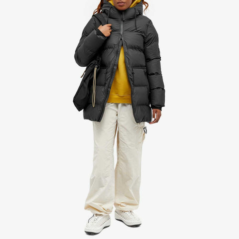 Rains Women's Black W Alta Puffer Parka Jacket|Rains In Lebanon