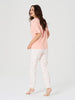 Sinsay Women's White & Pink Two-Piece Pajamas | Sinsay In Lebanon