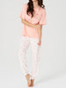 Sinsay Women's White & Pink Two-Piece Pajamas | Sinsay In Lebanon