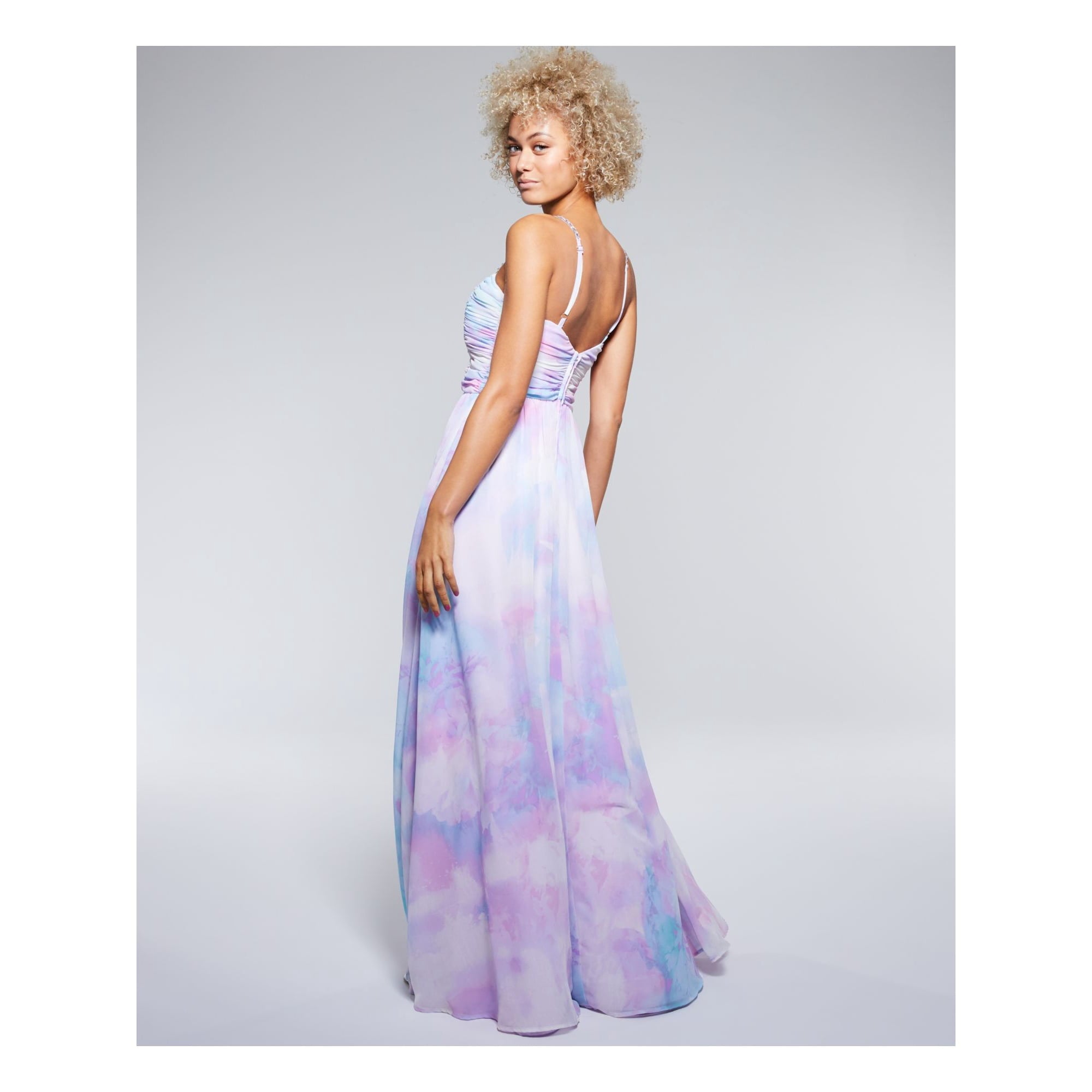 Trixxi Women's Multicolor Embellished Maxi Evening Dress | Trixxi in Lebanon