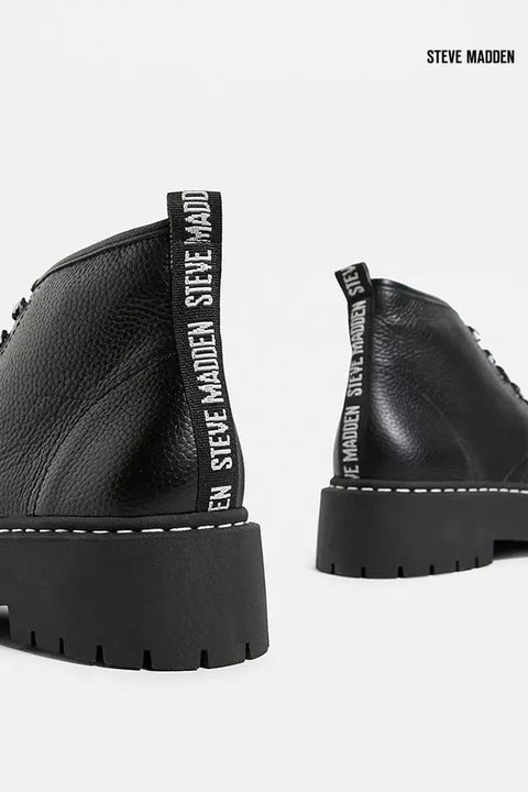 Steve Madden Women's Black Vlais Leather Boots |Steve Madden in Lebanon