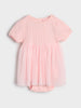Sinsay Baby Girl's Pastel Pink Short Sleeve Dress | Sinsay In Lebanon