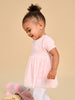 Sinsay Baby Girl's Pastel Pink Short Sleeve Dress | Sinsay In Lebanon