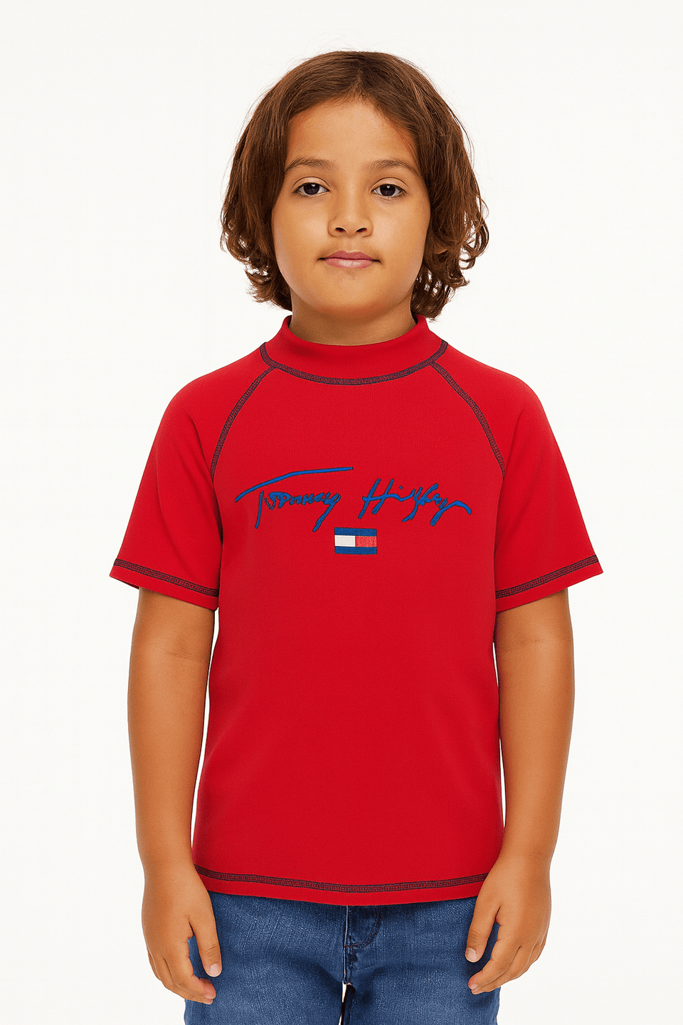 Tommy Hilfiger Boy's Red T-Shirt ABFK1799