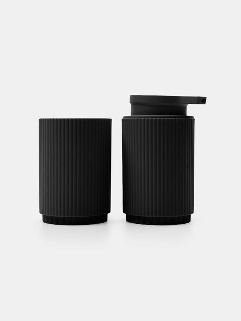 Sinsay Black Soap Dispenser & Toothbrush Storage Bathroom Set 2pcs | Sinsay In Lebanon