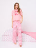 Sinsay Women's Pink Printed Two-Piece Pajama Set | Sinsay In Lebanon