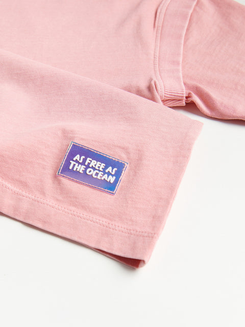 Reserved Girl's Coral Decorative Short Sleeves T- Shirt | Reserved In Lebanon