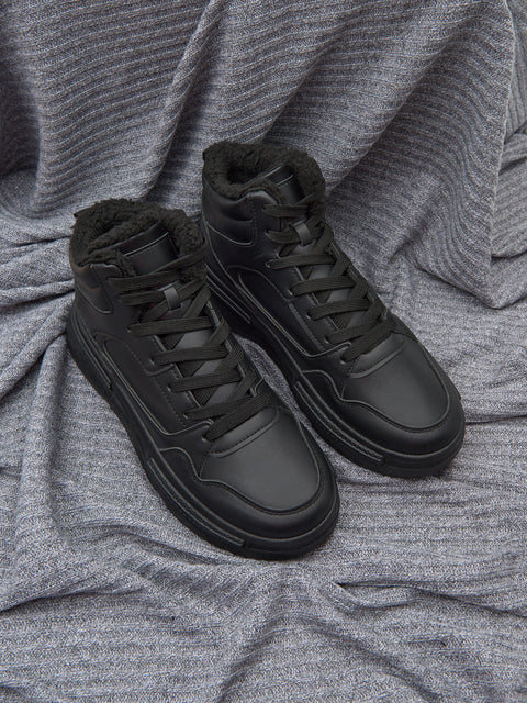 Sinsay Women's Black High Ankle Sneakers|Sinsay In Lebanon