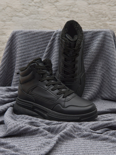 Sinsay Women's Black High Ankle Sneakers|Sinsay In Lebanon