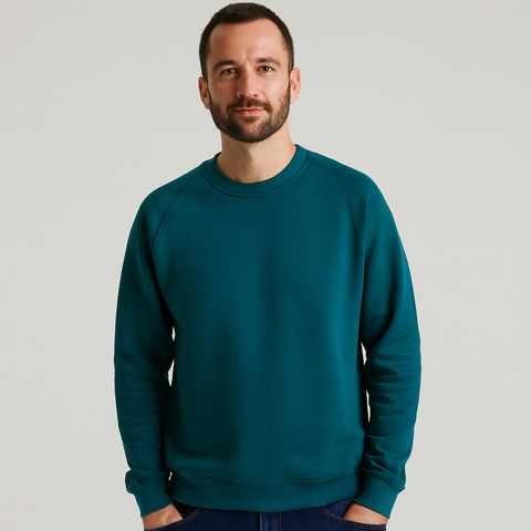 Alternative Men's Dark Teal Crew Neck Sweatshirt | Alternative In Lebanon