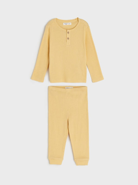 Sinsay Baby Boy's Yellow Long-Sleeve Pajama Top | Sinsay In Lebanon