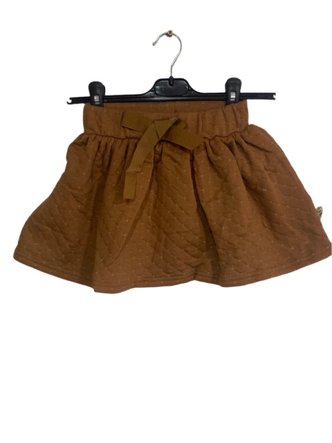 POMPdeLUX Girl's Camel Quilted Skirt | POMPdeLUX in Lebanon
