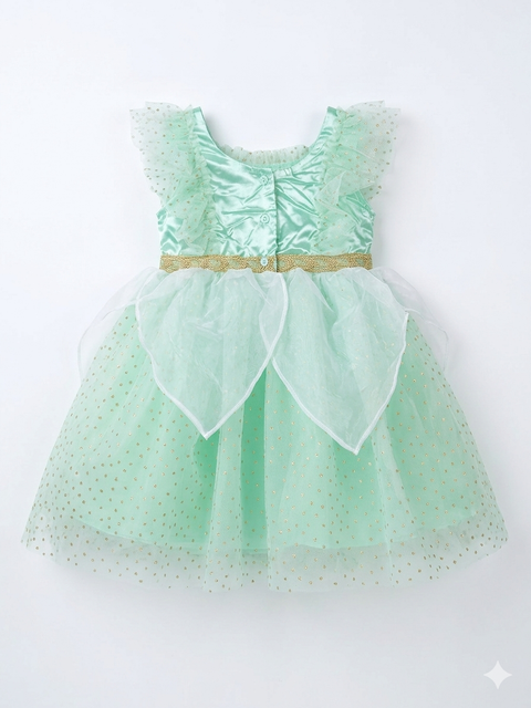 Disney Girl's Light Green Princess and The Frog Tiana Dress | Disney In Lebanon