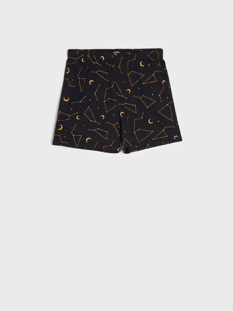 Sinsay Girl's Black Printed 2 Piece Short Set | Sinsay In Lebanon