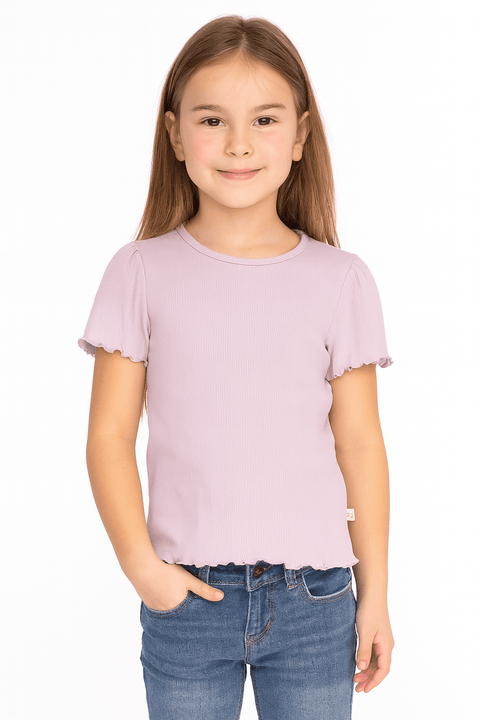 POMPdeLUX Girl's Lilac T-shirt | POMPdeLUX in Lebanon