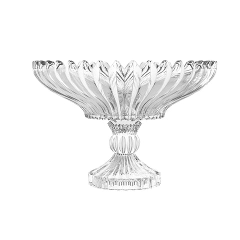 City glass Brasilia Fruit Bowl With Stand 30cm