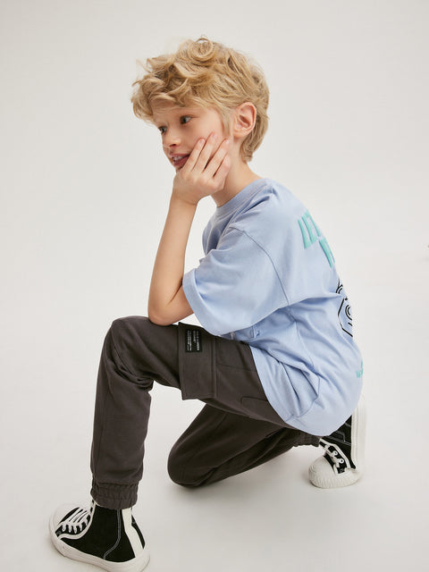 Reserved Boy's Dark Grey Cargo Joggers | Reserved In Lebanon