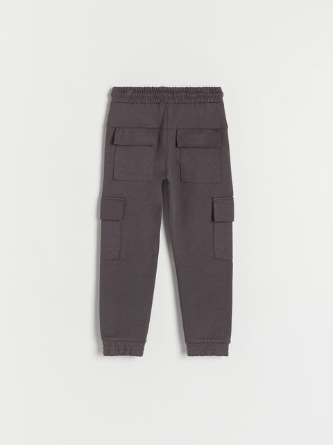 Reserved Boy's Dark Grey Cargo Joggers | Reserved In Lebanon