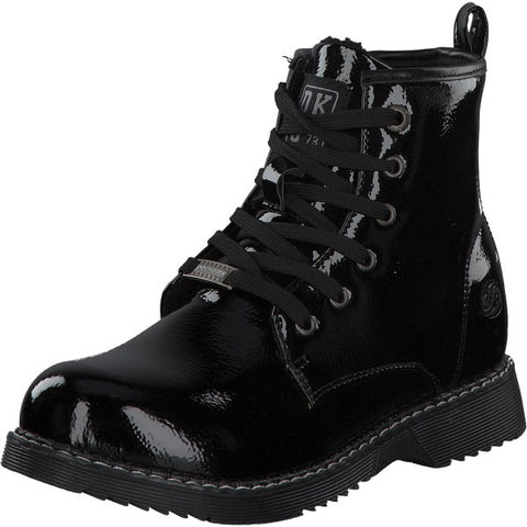 Dockers by Gerli Girl's Black Patent Ankle Boots |Dockers by Gerli In Lebanon