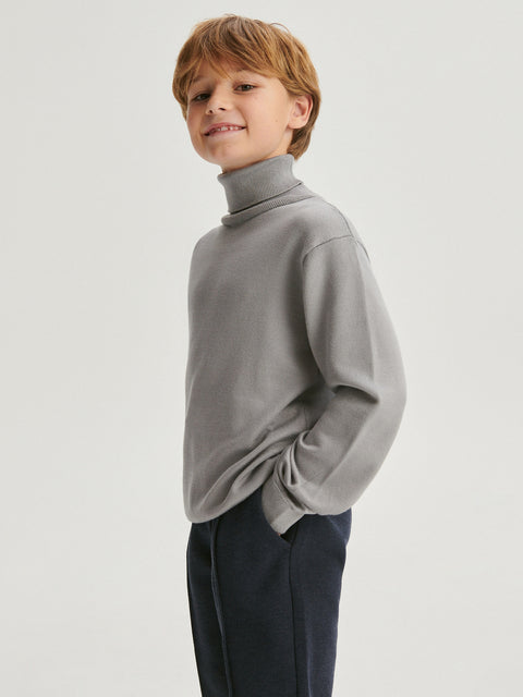 Reserved Boy's Navy Jersey Chino Trousers | Reserved In Lebanon