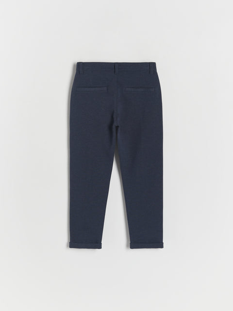 Reserved Boy's Navy Jersey Chino Trousers | Reserved In Lebanon
