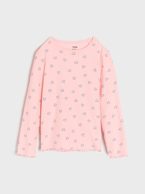 Sinsay Girl's Cream/Pink Pack of 2 Long-sleeved Blouse    | Sinsay in Lebanon