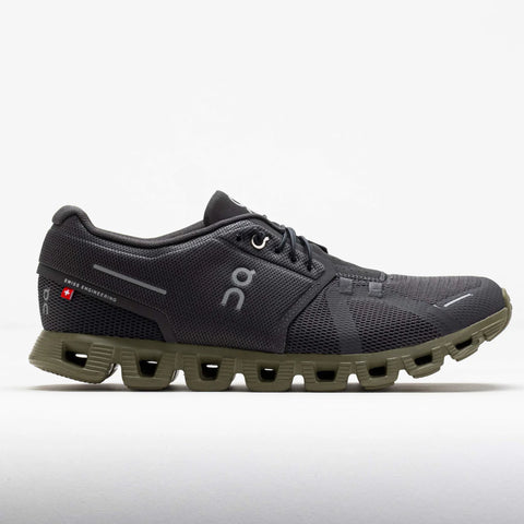 On Cloud Men's Navy & Khaki Green 5 Lifestyle Sneakers |On Cloud In Lebanon