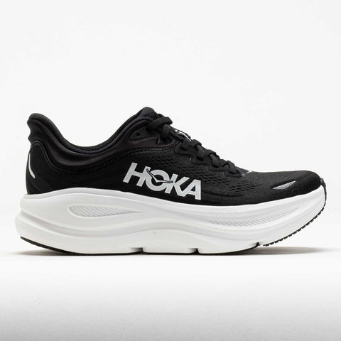 Hoka Women's Black & White Bondi 9 Sneakers | Hoka In Lebanon
