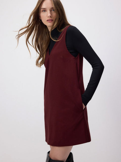 Reserved   Women's Burgundy Sleeveless Dress   | Reserved   in Lebanon