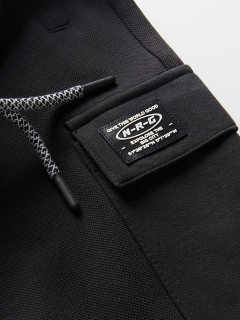 Reserved Boy's Black Cargo Sweatpant |Reserved In Lebanon