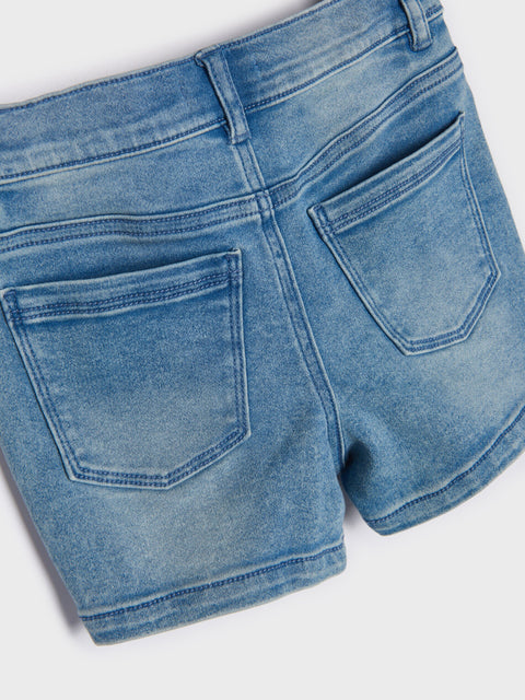 Sinsay Girl's Blue Denim short With Wash Effect | Sinsay In Lebanon