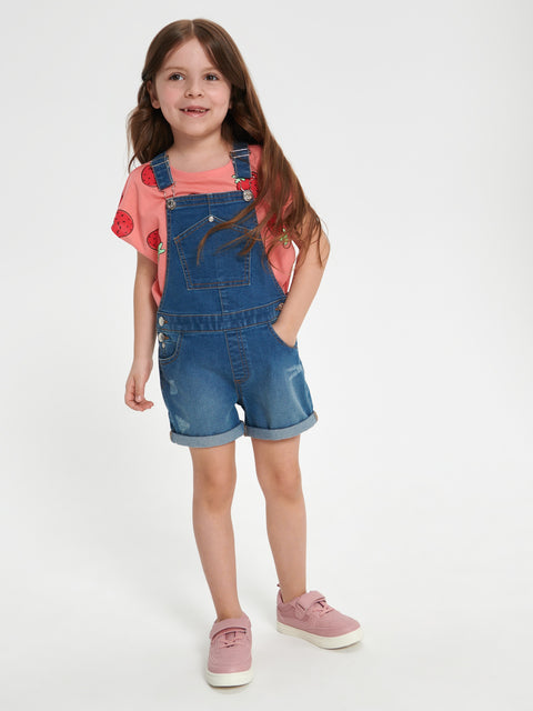 Sinsay Girl's Blue Denim Romper | Sinsay In Lebanon