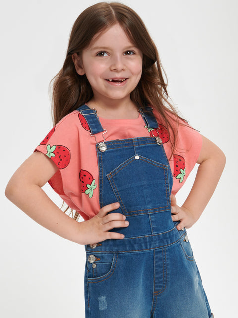 Sinsay Girl's Blue Denim Romper | Sinsay In Lebanon