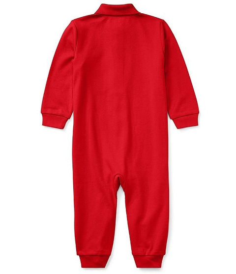 Ralph Lauren Baby Boy's Red Classic Coverall |Ralph Lauren In Lebanon