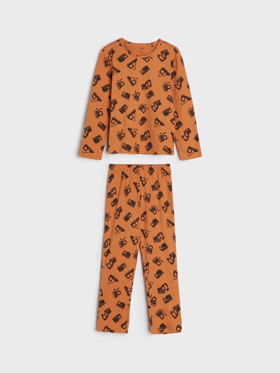 Sinsay Boy's Multicolor Trucks Printed Pack Of 3pcs Pajama Set | Sinsay In Lebanon