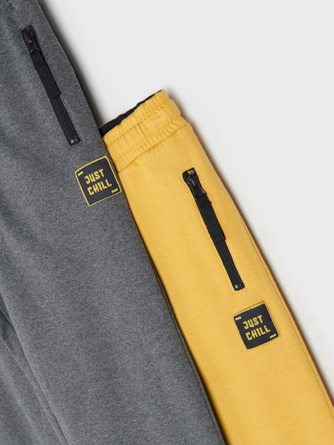 Sinsay Boy's Gray & Yellow 2 Packs Swaetpants|Sinsay In Lebanon